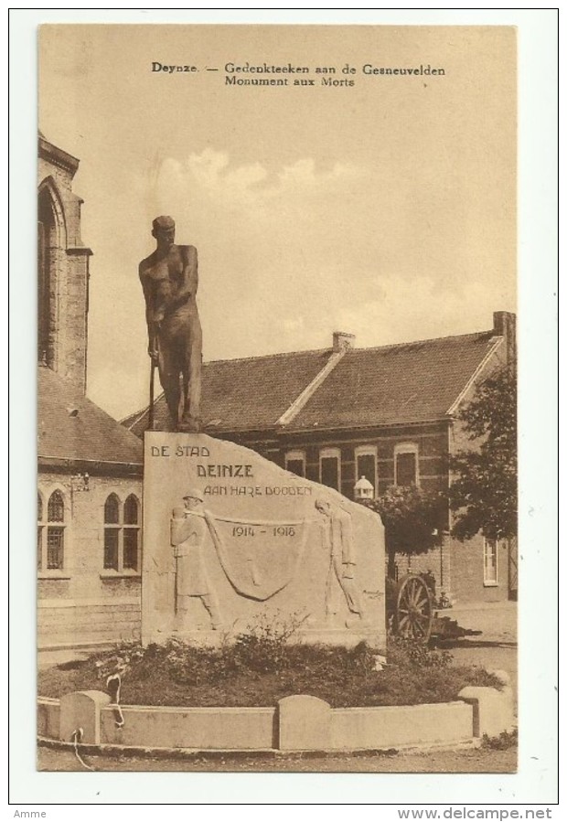 Deinze   *  Gedenkteken Aan De Gesneuvelden - Monument Aux Morts - Deinze