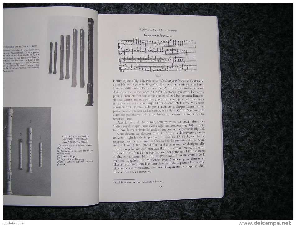 LA FLUTE A BEC ET SA MUSIQUE Edgar Hunt Instrument The Recorder And its Music Instrumental