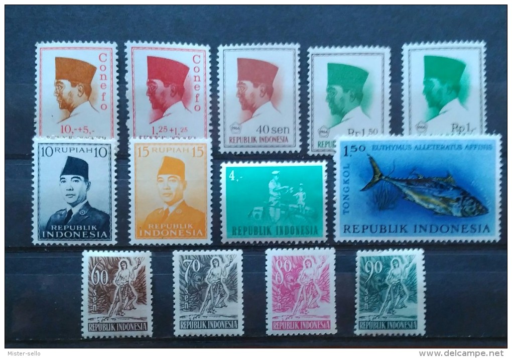 INDONESIA. LOTE DE SELLOS NUEVOS - MNH ** - Indonesië