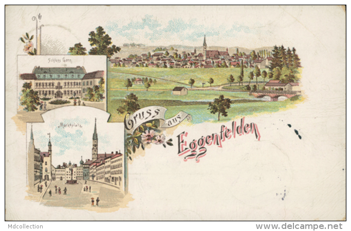 DE EGGENFELDEN / Schloss Gern, Marktplatz / CARTE COULEUR - Eggenfelden