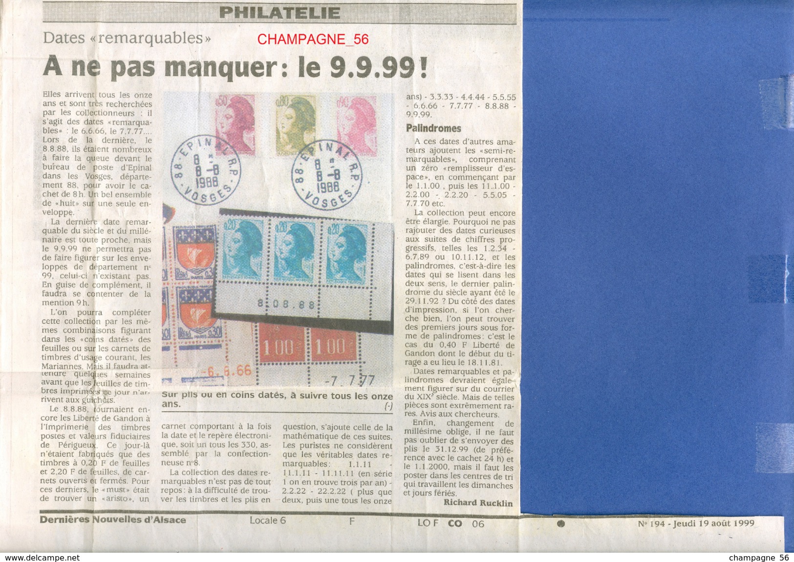 * 1995    N° 2960   LE LOUP ET L'AGNEAU  6 .6. 1996    OBLITÉRÉ - Oblitérés