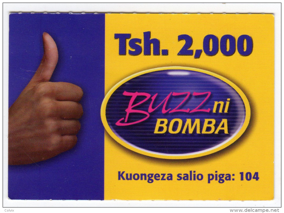 TANZANIE Prepayé BUZZ - Tanzania