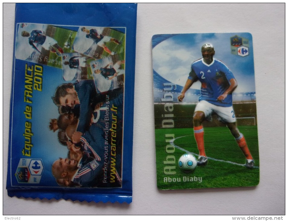 Magnet Carrefour Football Abou Diaby équipe De France 2010 Les Bleus Calcio Fußball Fútbol Voetbal Fotball Soccer - Sports