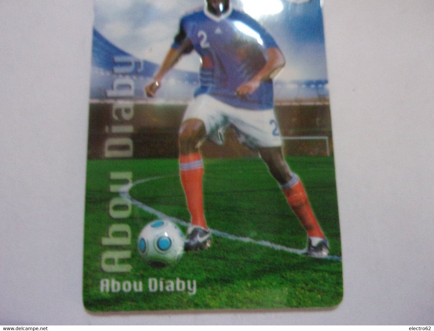 Magnet Carrefour Football Abou Diaby équipe De France 2010 Les Bleus Calcio Fußball Fútbol Voetbal Fotball Soccer - Sport