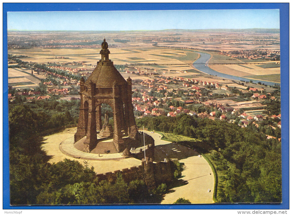 Deutschland; Porta Westfalica; Kaiser Wilhelm Denkmal; Bild1 - Porta Westfalica