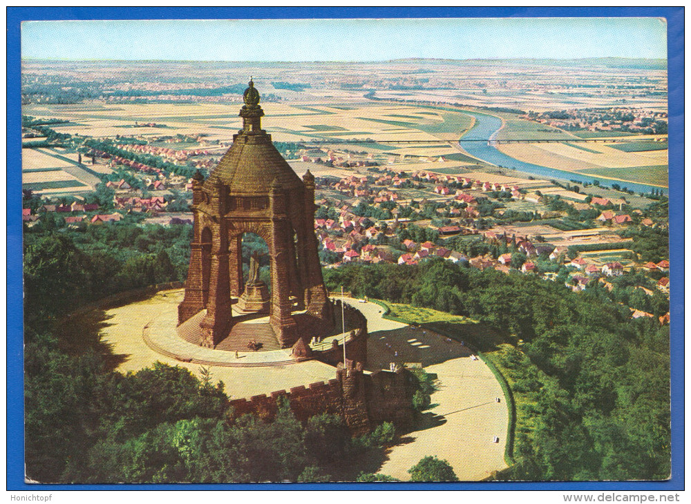 Deutschland; Porta Westfalica; Kaiser Wilhelm Denkmal; Bild2 - Porta Westfalica