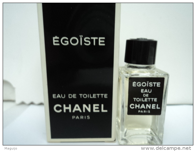 CHANEL" EGOISTE"   MINI EDT 4  ML LIRE &amp; VOIR!! - Miniatures Men's Fragrances (in Box)