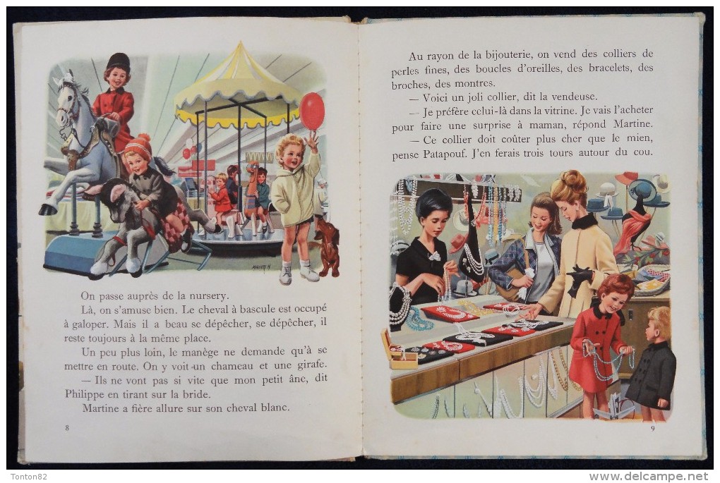 G. Delahaye / M. Marlier - Martine Fait Ses Courses - Collection   " Farandole " - Casterman - ( 1966 ) . - Martine