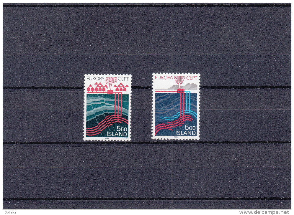 Islande - Yvert 551 / 528 ** - MNH - Europa 1983 - Valeur 25 Euros - Unused Stamps