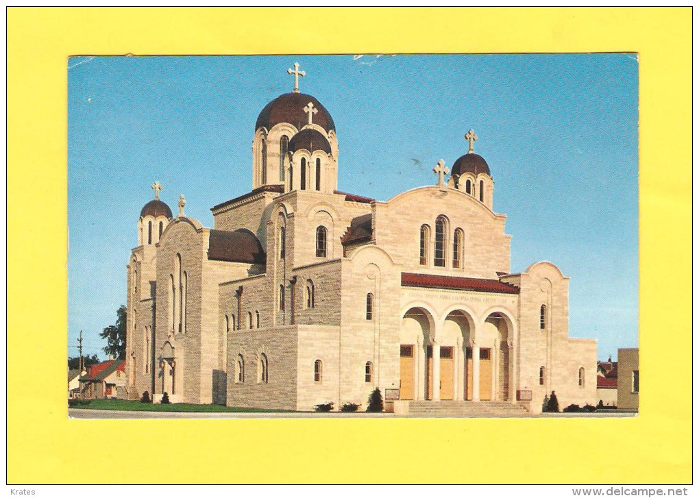 Postcard - USA, Saint Sava Serbian Ortodox Catedral, Milwaukee     (23105) - Milwaukee