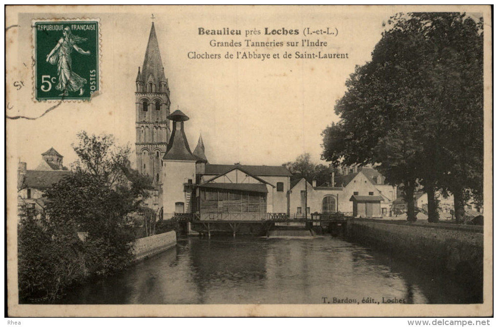 37 - BEAULIEU-LES-LOCHES - Canal - Tanneries - Autres & Non Classés