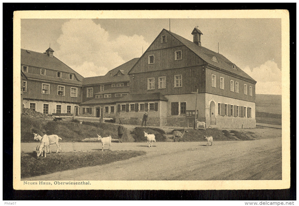 Neues Haus, Oberwiesenthal / Postcard Circulated, 2 Scans - Oberwiesenthal