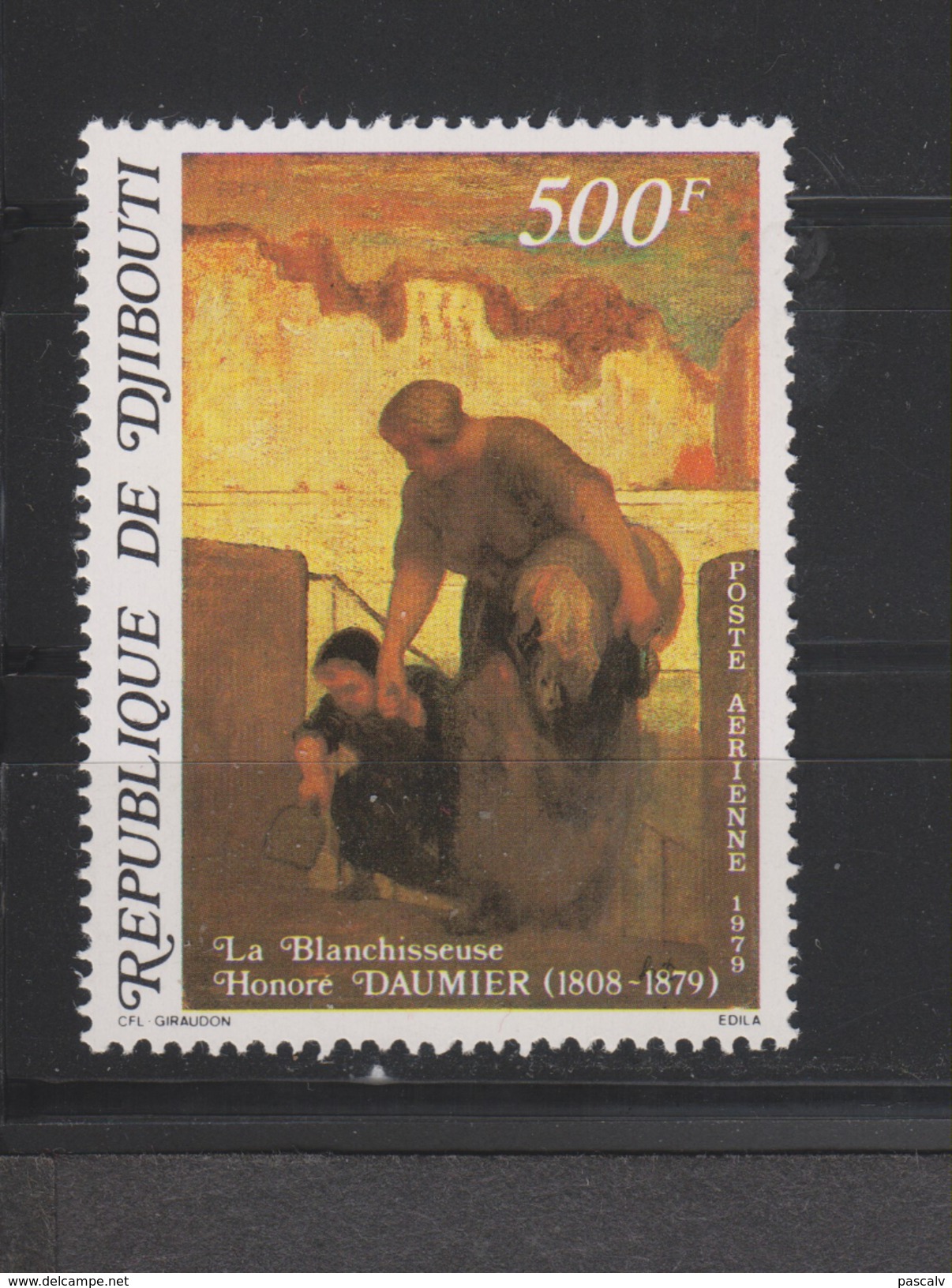 Yvert PA 133 ** Neuf Sans Charnière Tableau Peinture Daumier - Djibouti (1977-...)