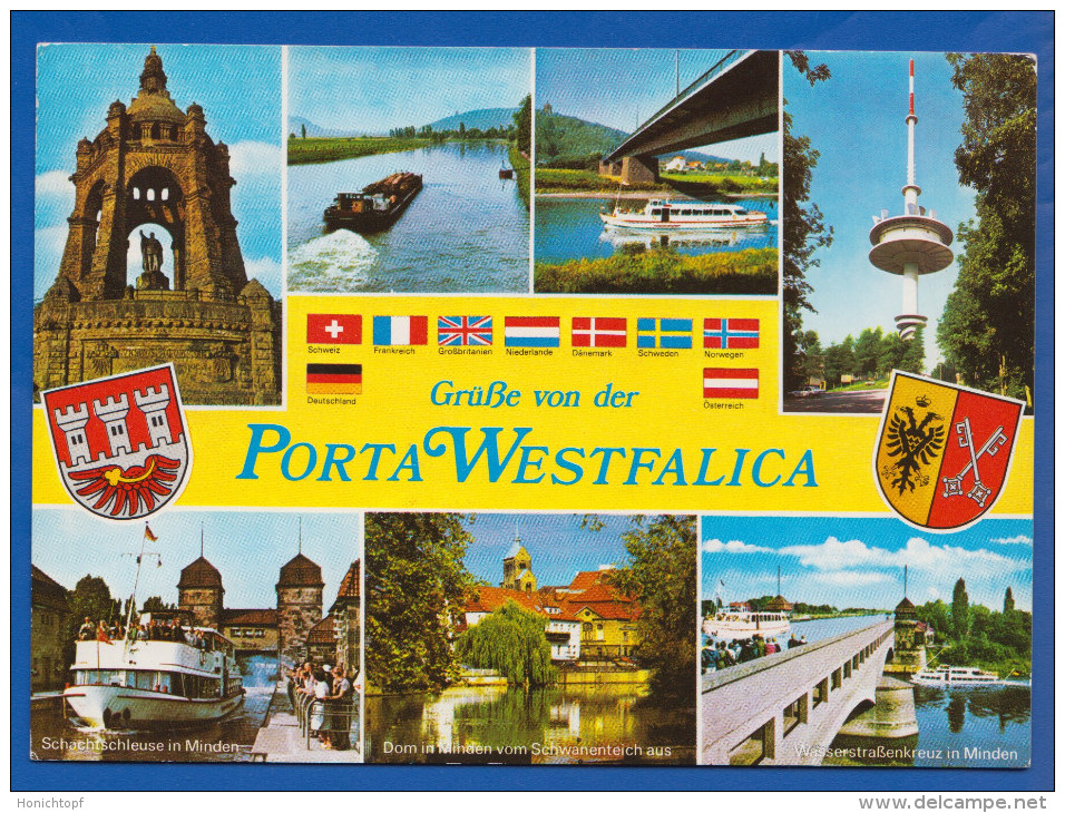 Deutschland; Porta Westfalica; Multibildkarte; Bild1 - Porta Westfalica