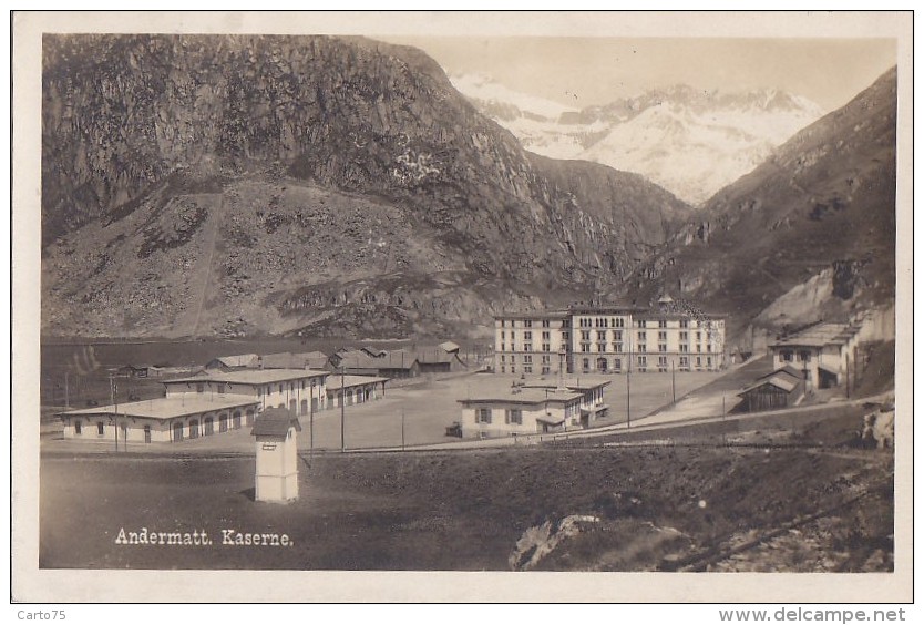 Suisse - Andermatt - Militaria Kaserne - Caserne 1927 - Andermatt