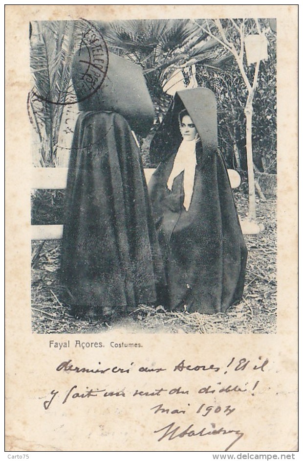 Portugal - Açores - Fayal - Costumes - 1904 - Açores