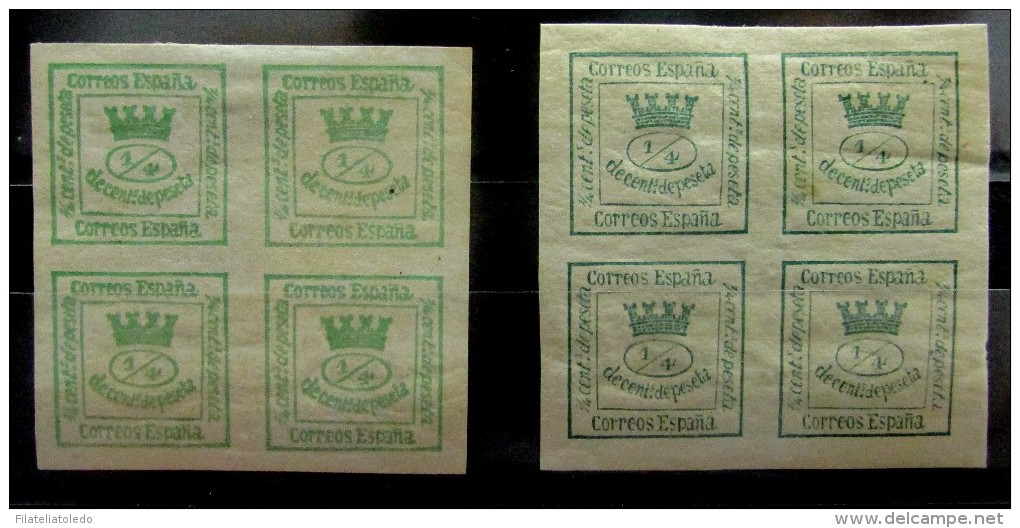 España 130 Y 130a - Unused Stamps