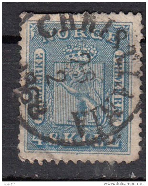 Norvege  4s Bleu YT N°8 - Gebraucht