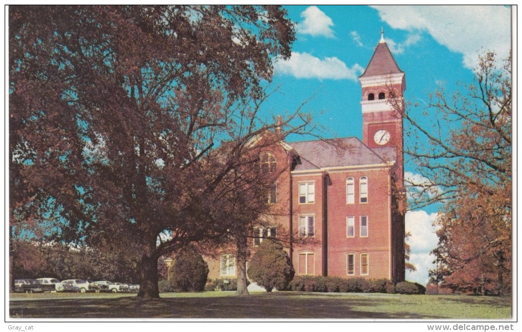 TILLMAN HALL, The Administration Building, Clemson University, Clemson, South Carolina, Unused Postcard [17769] - Clemson