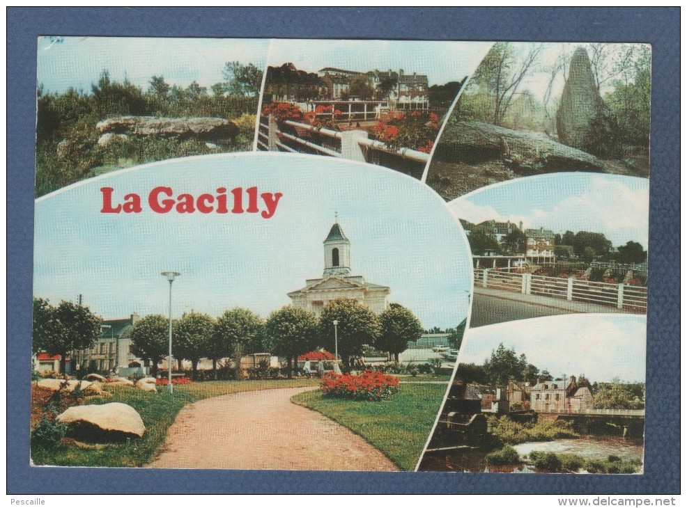 56 MORBIHAN - CP MULTIVUES LA GACILLY - LES EDITIONS DU GABIER - CIRCULEE EN 1973 - La Gacilly