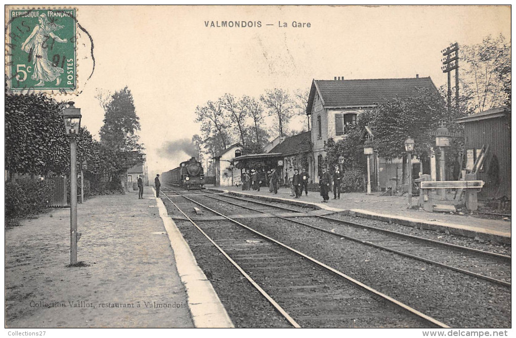 95-VALMONDOIS - LA GARE - Valmondois