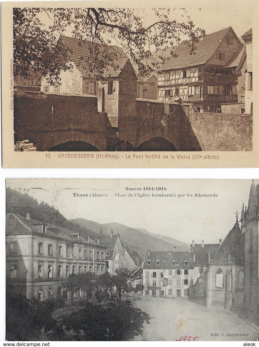 HAUT-RHIN - Lot 56 cartes - voir scannes - diverses communes