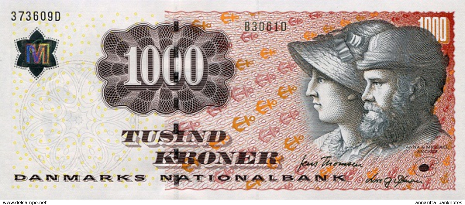 * DENMARK 1000 KRONER ND (2006) UNC [ DK934b ] - Denmark