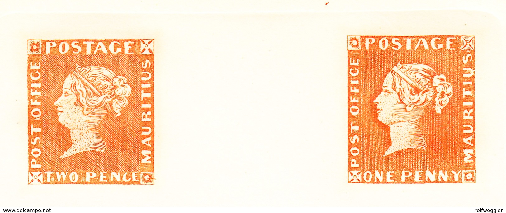 1912 Mauritius Set Mit 3 Nachdrücke Paris Blau, Schwarz Und Orange - Maurice (...-1967)