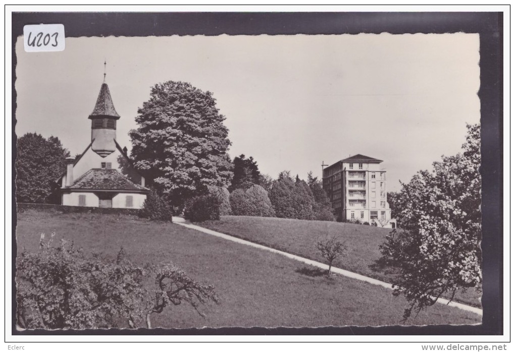 DISTRICT DE LAUSANNE /// EPALINGES CROISETTES - L´EGLISE ET CLINIQUE SYLVANA - TB - Épalinges