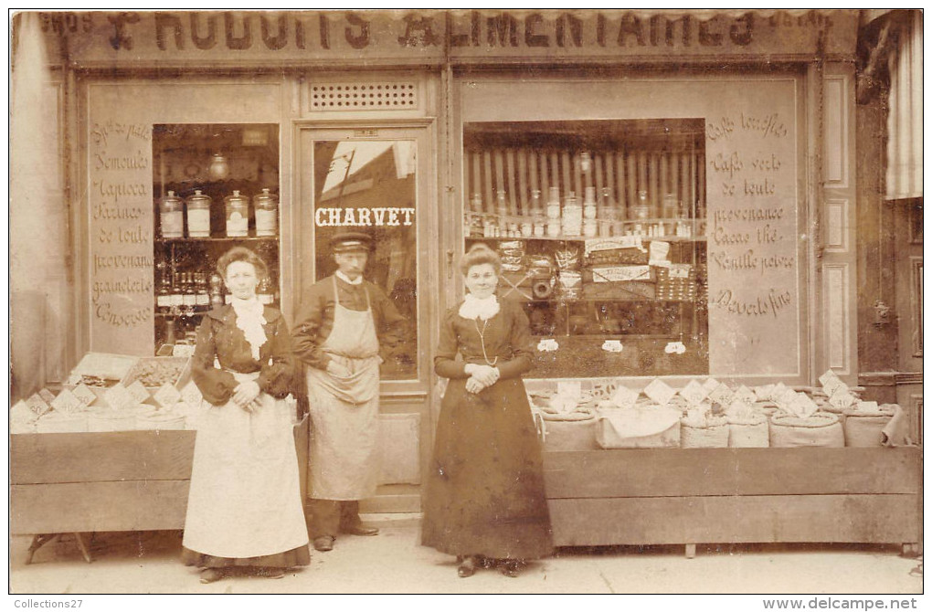 CARTE PHOTO-MAGASIN  CHARVET  A SITUER - Autres & Non Classés