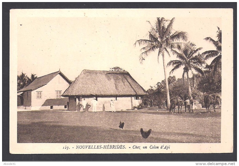 Nouvelles Hébrides - Chez Un Colon D' Api - Vanuatu