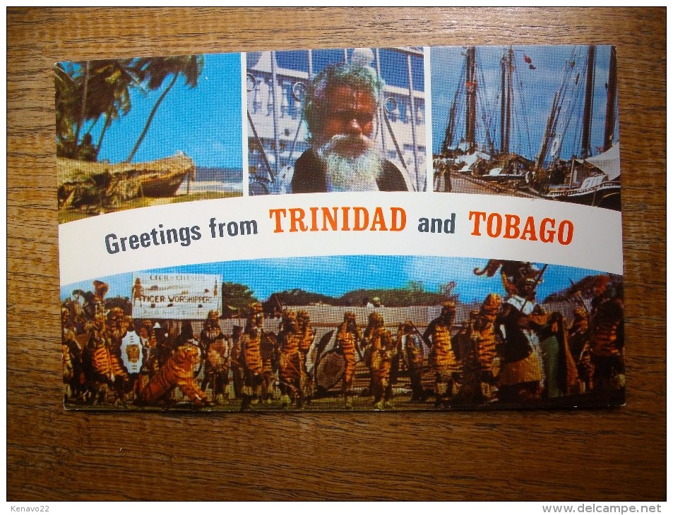 Trinidad And Tabago " Carte Animée , Multi-vues " - Trinidad