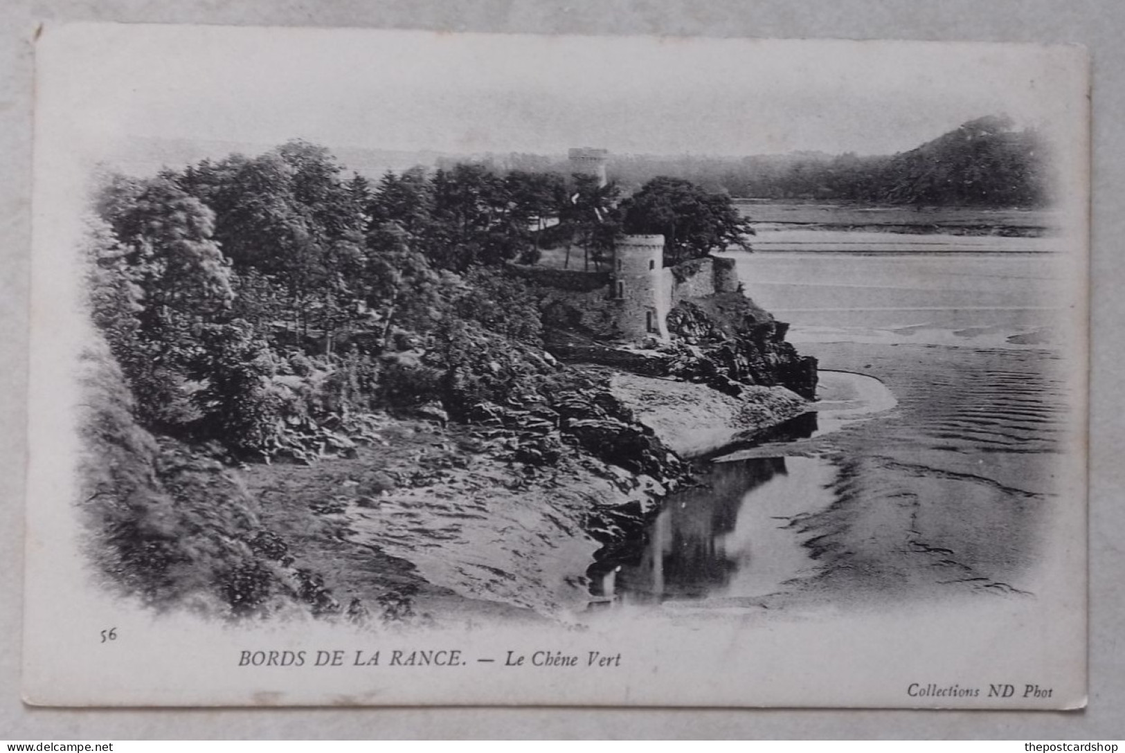 CPA 22 No.56 BORDS DE LA RANCE LE CHENE VERT COLLECTION ND PHOT UNUSED - Other & Unclassified