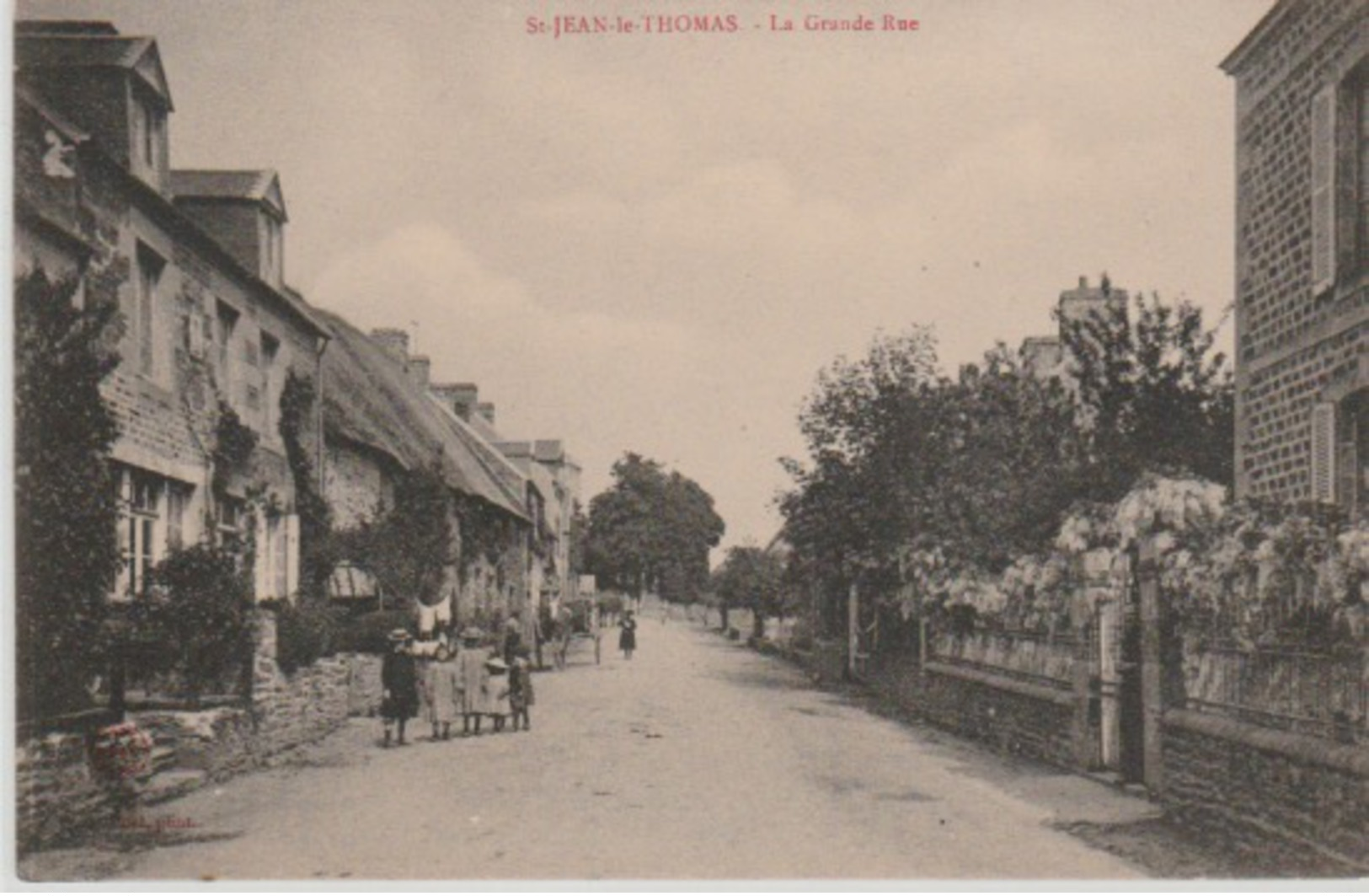 SAINT - JEAN- LE -THOMAS    :-         LA  GRANDE  RUE - Autres & Non Classés