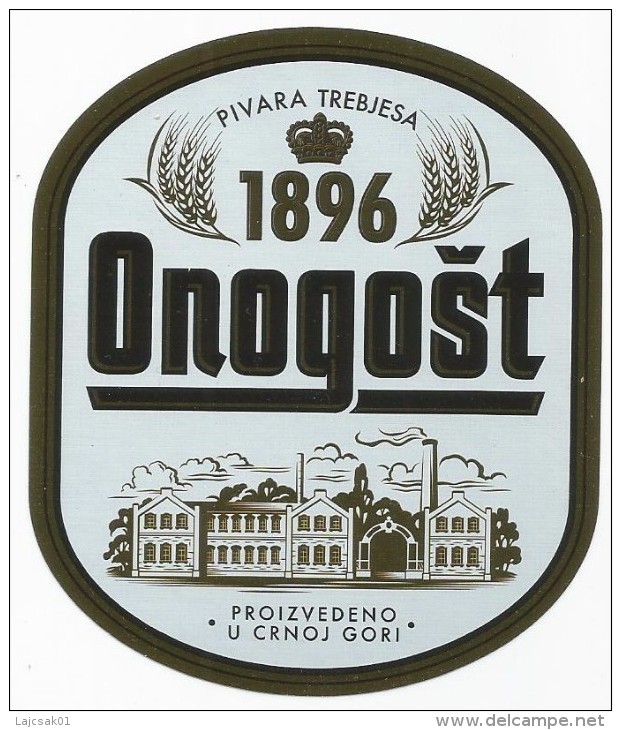 Onogost 0.33  Beer Label From Montenegro - Beer