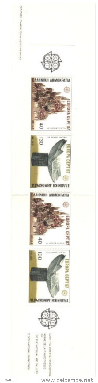 GREECE GRECE EUROPA 1987 BOOKLET MNH - Carnets