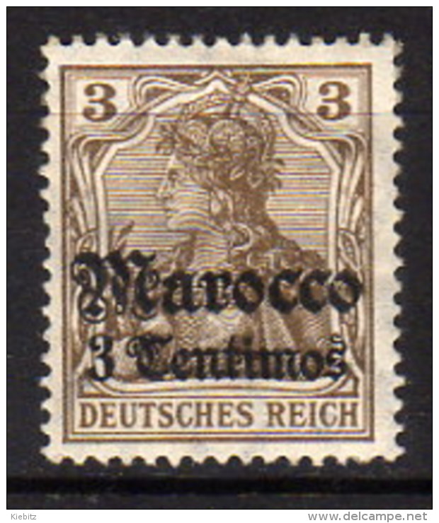 Dt.Post MAROKKO 1906 - MiNr: 34  * / MLH - Deutsche Post In Marokko