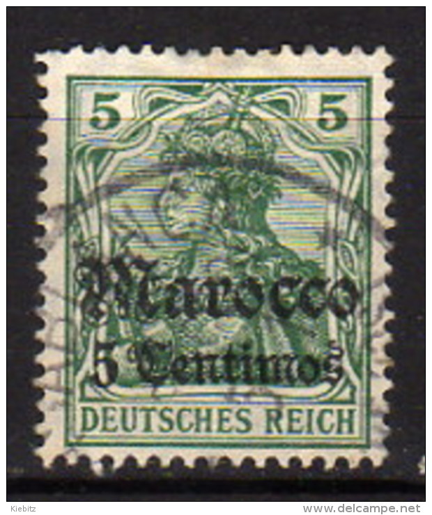 Dt.Post MAROKKO 1906 - MiNr: 35  Used - Deutsche Post In Marokko