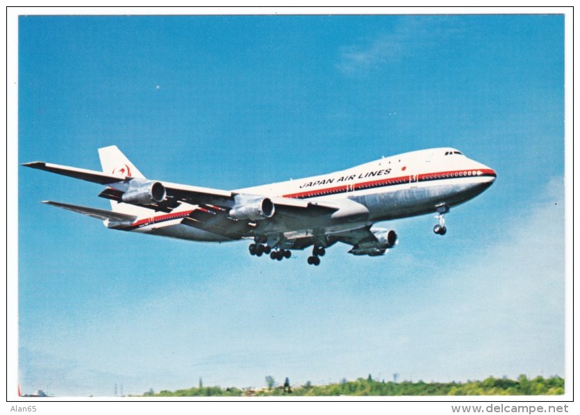 Japan Airlines 747, C1970s/80s Vintage Postcard - 1946-....: Ere Moderne