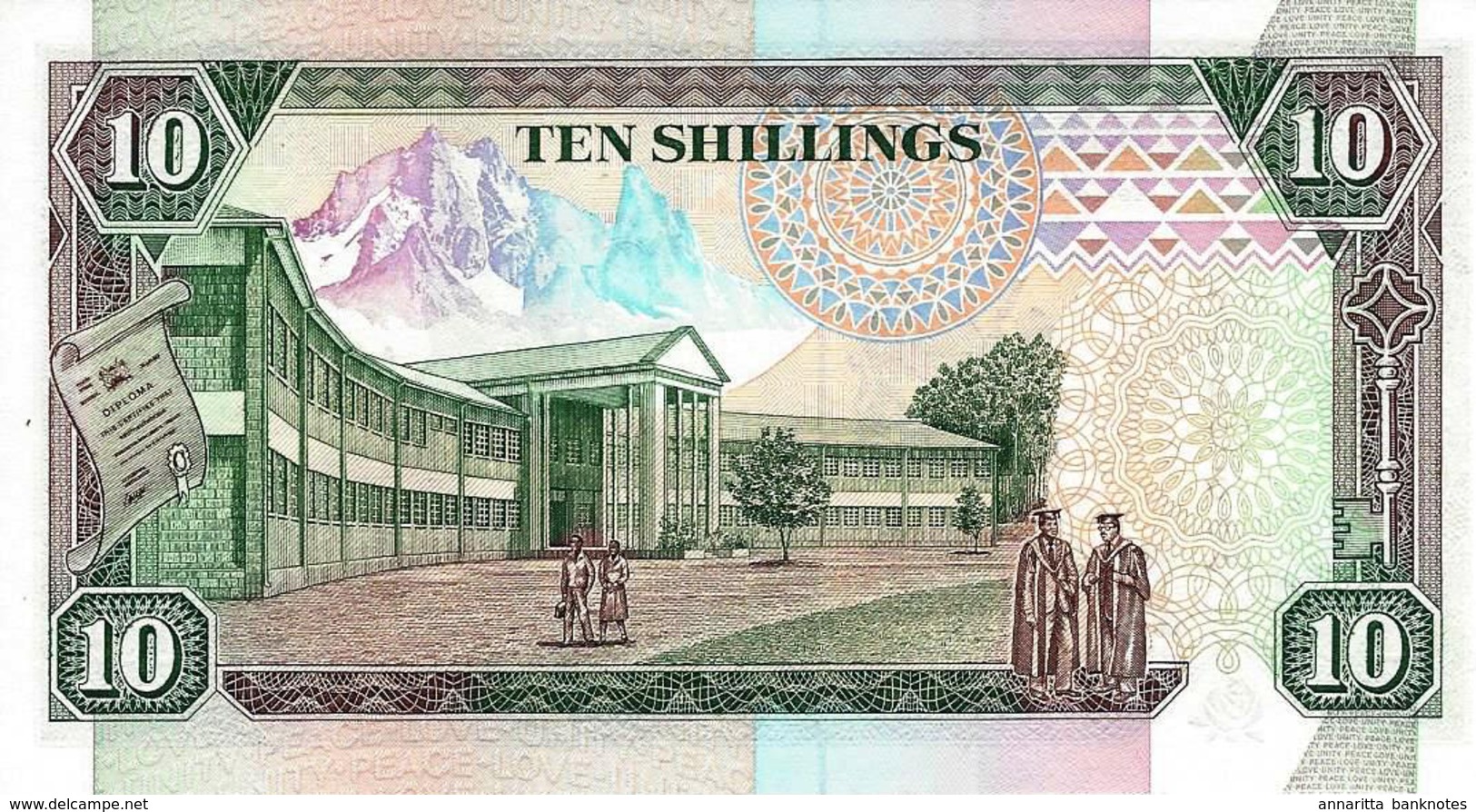 KENYA 10 SHILLINGS 1992 P-24d UNC [ KE125d ] - Kenia