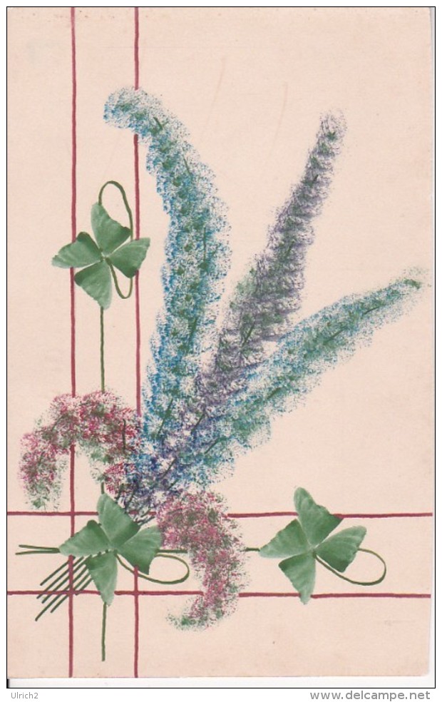 AK Blumen Und Kleeblätter -  Ca. 1910 (23590) - Blumen