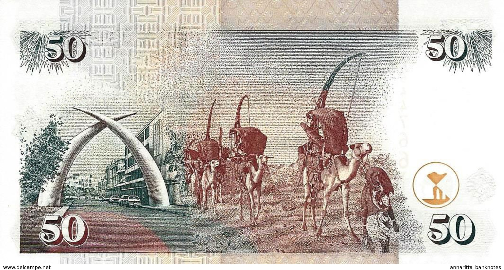 KENYA 50 SHILLINGS 1998 P-26c UNC [ KE133d ] - Kenya