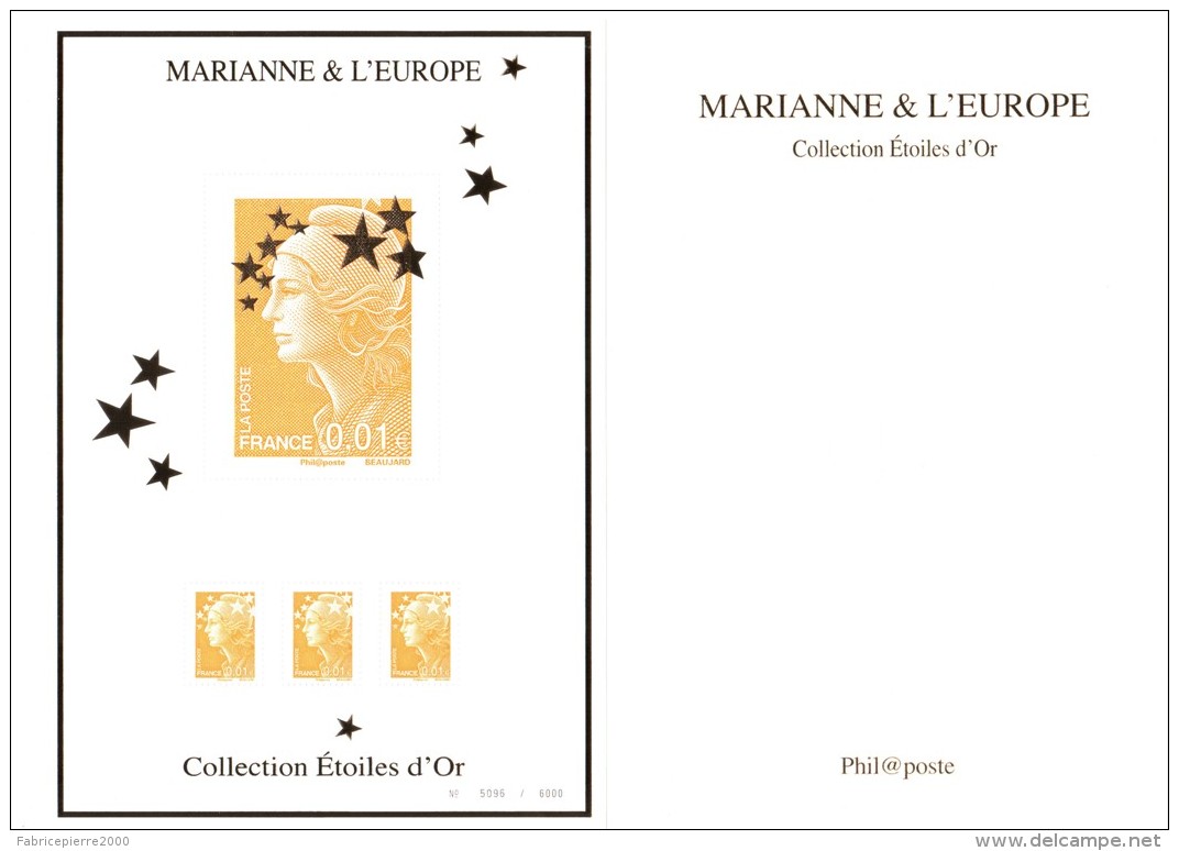 Coffret Marianne Etoile D´Or (salon Du Timbre Paris 2012) NEUF SOUS BLISTER NON OUVERT N°5350 - 2008-2013 Maríanne De Beaujard