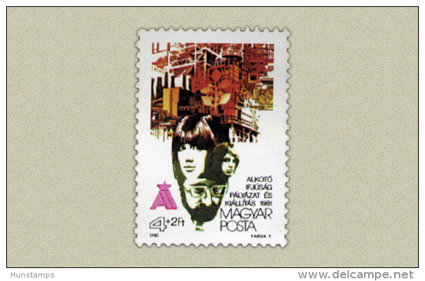 Hungary 1981. Youth Stamp MNH (**) Michel: 3501 / 2 EUR - Unused Stamps