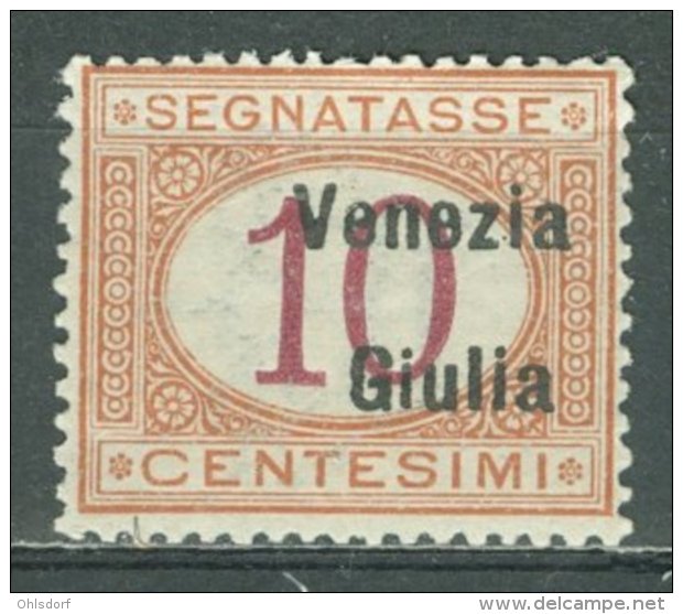 ITALIA - OCCUPAZIONI - VENEZIA GIULIA - SEGNATASSE 1918: Sassone 2, ** MNH - FREE SHIPPING ABOVE 10 EURO - Venezia Giulia