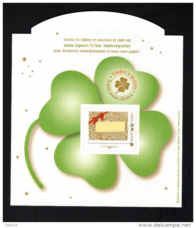 Collector PORTE BONHEUR. Grand Jeu - Neuf ** -  Février 2015 - 1 Timbre à Gratter Et 5 Timbres Adhésif - 6 Scannes - Collectors