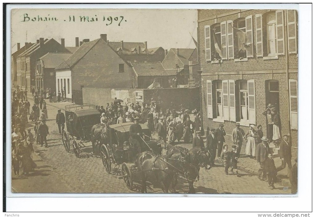 Bohain-11 Mai 1907-carte Photo Société Lumière - Autres & Non Classés