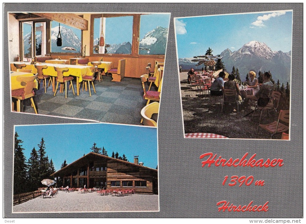 Hirscheck Peak Old Postcard Travelled 1976 D160620 - Bischofswiesen