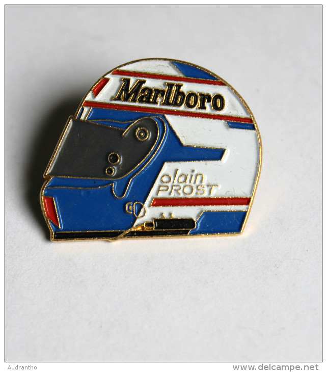 Pin's Automobile F1 Alain Prost Casque Marlboro - Automobile - F1