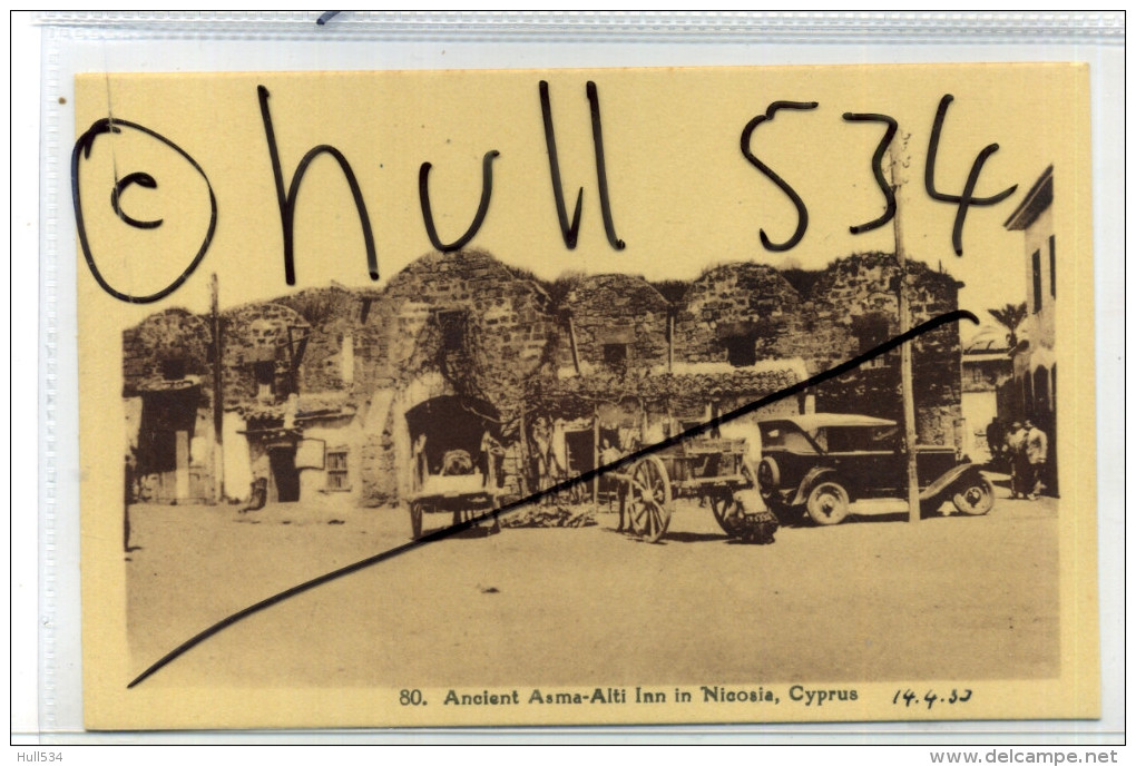 Cyprus Chypre Postcard Avedissian Bros Nicosia No.80 Ancient Aasma Alti Inn 1930s Postcard - Chypre